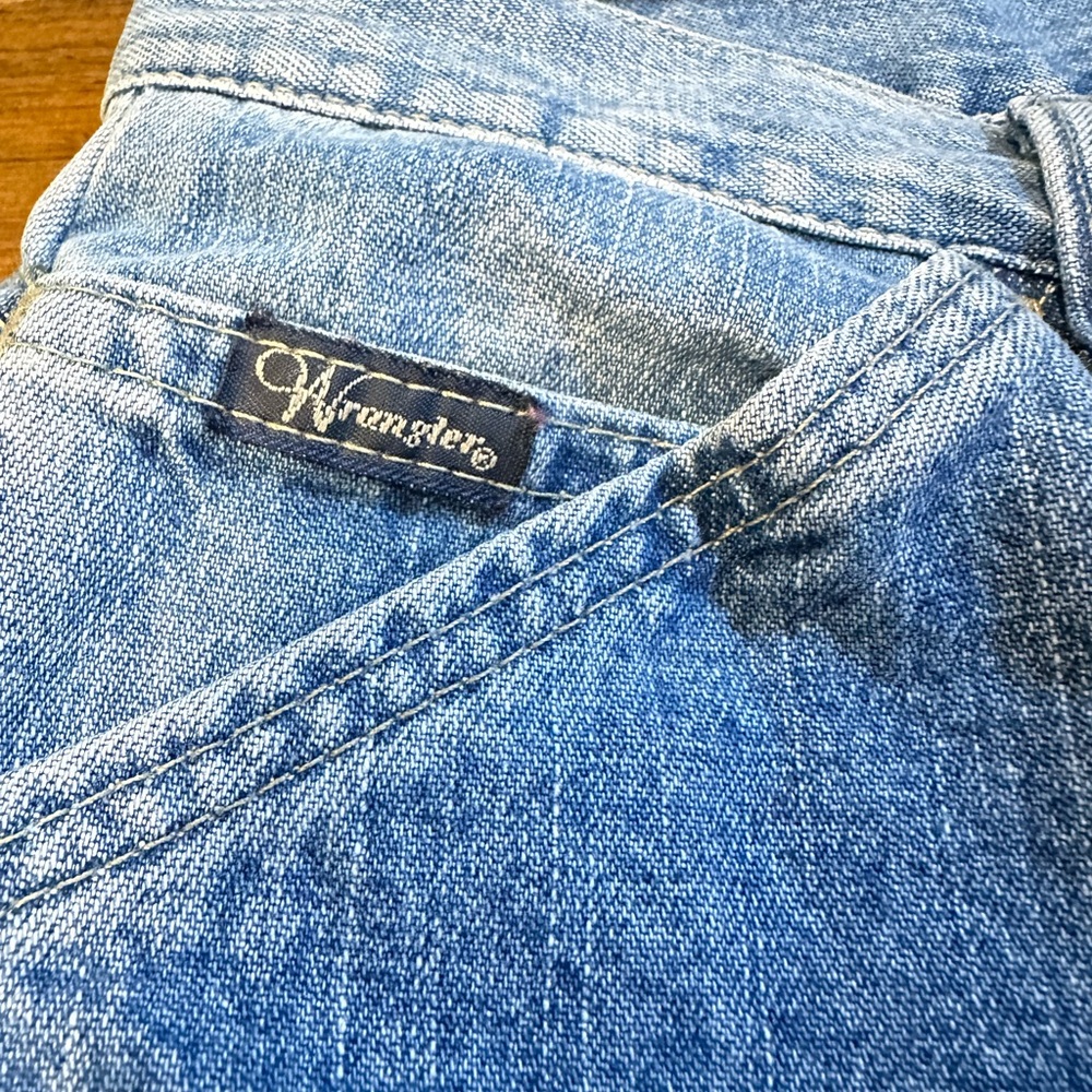 Vintage 90s Wrangler for Women Medium Wash Mom Jeans 14 x 32
